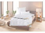 Balette Daunenbettdecke »Duvet Nina«, warm, Füllung neue reine Entendauen 90%, weiss, Bezug 100% Baumwolle, (1 St.), Bezug...
