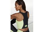 LASCANA ACTIVE Crop-Top »-Sporttop«, mit farblich abgesetztem Details