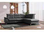 Ecksofa SIT & MORE "Astoria L-Form", grau, B:256cm H:91cm T:225cm, 20000, Sofas, Ecksofa, wahlweise mit motorischer Relaxfunktion