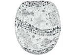 Sanilo WC-Sitz »Mosaic World Grey«, mit Absenkautomatik
