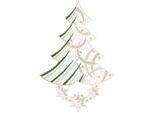 W. Reuter & Sohn - Plauener Spitze® Fensterbild »Baum«, Made in Germany