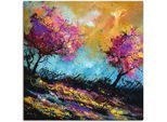 Artland Leinwandbild »Herbst-Eichen«, Wiesen & Bäume, (1 St.), auf Keilrahmen gespannt