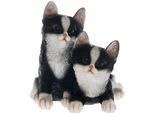Myflair Möbel & Accessoires Dekofigur »Katzenkinder«, gelb/weiss getigert, Wohnzimmer