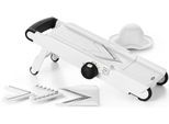 Gemüsehobel OXO GOOD GRIPS, weiss (weiß), B:13,8cm L:39,5cm T:15,5cm, Edelstahl, Kunststoff, Küchenreiben, Gemüsehobel, Mandolinenschneider mit V-Klinge