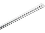 GARDINIA Vorhangschiene »Aluminium-Vorhangschienen Set 2-Lauf«, 2 läufig-läufig, Fixmass, 2-läufig