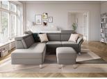 sit&more Ecksofa "Vincenzo L-Form" inklusive Kopfteilverstellung, wahlweise mit Bettfunktion, Bettkasten