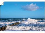 Artland Wandbild »Buhnen an der Küste der Ostsee II«, Meer Bilder, (1 St.), als Alubild, Outdoorbild, Leinwandbild, Poster in verschied. Grössen