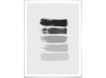 Wall-Art Poster »50 Shades of Grey Schwarz Grau«, Grafik, (1 St.), Poster ohne Bilderrahmen