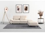 sit&more Polsterhocker »Cabana«, mit stylischen Metallfüssen