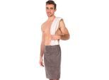 framsohn frottier Sarong »Saunakilt Herren«, hergestellt in Österreich, Dehnbund & Druckknöpfe variabel verstellbar