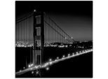 Artland Leinwandbild »Golden Gate Bridge am Abend I«, Amerika, (1 St.), auf Keilrahmen gespannt