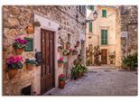 Artland Leinwandbild »Altstadtgasse in Valldemossa II«, Mallorca, (1 St.), auf Keilrahmen gespannt
