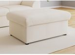 DOMO collection Hocker »Topper«, mit Wellenunterfederung, auf Kunststoffgleitern