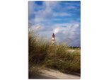 Artland Wandbild »Sommerimpression Amrumer Leuchtturm«, Gebäude, (1 St.), als Leinwandbild, Poster in verschied. Grössen