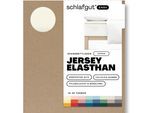 Schlafgut Spannbettlaken »EASY Jersey Elasthan Topper«, MADE IN GREEN by OEKO-TEX®