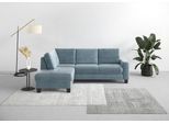Home affaire Ecksofa "Summer L-Form" mit Ottomane, mit oder ohne Bettfunktion und Bettkasten, Cord-Bezug