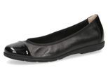 Caprice Ballerina, Loafer, Slipper, Festtags Schuh mit Lack-Details