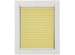 sunlines Plissee »One Size Style Crepe«, blickdicht, ohne Bohren, verspannt, Zubehörfarbe weiss, zum Klemmen