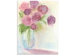 Artland Glasbild »Leuchtener Strauss II«, Blumen, (1 St.), in verschiedenen Grössen