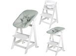roba® Hochstuhl »Treppenhochstuhl 2-in-1 Set Style, Born Up«, mit Neugeborenen-Aufsatz