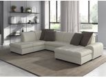 sit&more Wohnlandschaft »Luxor U-Form«, wahlweise mit Bettfunktion, Bettkasten und Kopfteilverstellung