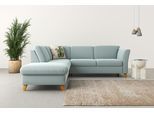 Home affaire Ecksofa "Trelleborg L-Form" Federkern-Polsterung, wahlweise mit Bettfunktion und Stauraum