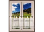 HOSSNER - ART OF HOME DECO Querbehang »Drachensee«, (1 St.), m. Spitze