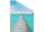 LICHTBLICK ORIGINAL Fensterfolie »El Mar«, 1 St., blickdicht, strukturiertKlebepunkte, selbstklebend, Sichtschutz