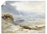 Artland Wandbild »Dünen an der stürmischen See«, Küste, (1 St.), als Leinwandbild, Poster, Wandaufkleber in verschied. Grössen