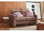2-Sitzer SIT & MORE "Bologna", braun (hasselnuss), B:153cm H:84cm T:93cm, Sofas, inklusive Kopfteilverstellung und Federkern