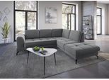 Ecksofa SIT & MORE "Bendigo L-Form", grau (hellgrau), B:258cm H:84cm T:226cm, Sofas, Ecksofa, inklusive Sitztiefenverstellung, Bodenfreiheit 12 cm, in 2 Fußfarben
