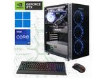 GAMEMAX Gaming-PC Computer DDR5-RAM, PCIe SSD Gen4, Windows 11 Gr. Microsoft Windows 11 Home (64 Bit), 32 GB RAM 2000 GB SSD, schwarz (draco xd 7253) Gaming PCs