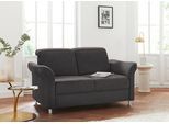 2-Sitzer SIT & MORE "Darwin", grau (fango), B:159cm H:83cm T:96cm, Sofas, inklusive Federkern, wahlweise mit Kopfteilverstellung