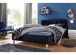 Polsterbett "Vulkan", schwarz, B:150cm L:210cm, Bezug Bett: Microfaser (100% Polyester) oder Strukturstoff (77% Polyester, 23% Viskose);Bonnell-Federkernmatratze: Mischgewebe (51% Polyprophlen, 39% Polyester, 10% Baumwolle);Kaltschaummatratze: (100% Polyester), Bezug abnehm- und waschbar bis 60C, WESTFALIA SCHLAFKOMFORT, Betten, Polsterbett, in diversen Ausführungen