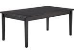 Esstisch HAMMEL FURNITURE "Basic Sami, schnell innenliegende Einlegeplatten ausziehbar", grau (wenge), B:180cm H:76cm T:100cm, Tischplatte: Furnier gebeizt und lackiert;Gestell: Massivholz, Tische, Esstisch, 180(280)x100 cm, Furnier / Massivholz, stabiler dänische Design Tisch