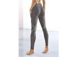 LASCANA ACTIVE Leggings, mit optischen Reflektorprint und Handytasche, Loungewear LASCANA ACTIVE taupe 32/34