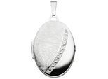 Medallionanhänger JOBO "Anhänger Medaillon oval", silber (silber 925), Schmuckanhänger, Damen, Silber 925 (Sterlingsilber), 925 Silber