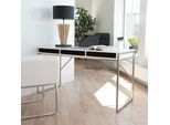Schreibtisch HAMMEL FURNITURE "Mistral Bürotisch, Arbeitstisch, Tisch, Computertisch", schwarz (schwarz gebeizt), B:137,4cm H:75cm T:60cm, Tische, mit Gestell, B: 137,4 cm, Designmöbel