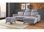 Places of Style Ecksofa »Lolland L-Form«, Wahlweise mit Bettfunktion und Bettkasten, Federkern