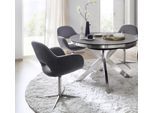 MCA furniture Esszimmerstuhl »Melrose«, (Set), 2 St., Stuhl 360°drehbar mit Nivellierung
