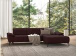 Ecksofa SIT & MORE "Cool L-Form", lila (chianti), B:290cm H:79cm T:185cm, Sofas, Ecksofa, wahlweise mit Kopfteilverstellung und Vorziehsitz, motorisch