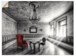 Artland Wandbild »Lost Place - Roter Sessel«, Architektonische Elemente, (1 St.), als Alubild, Outdoorbild, Leinwandbild,...