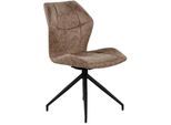 Jockenhöfer Gruppe Drehstuhl »Emilio«, (Set), 2 St., Microfaser VINTAGE, Inklusive Drehfunktion (360° drehbar), in 2 Farben...