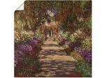 Artland Wandbild »Weg in Monets Garten in Giverny. 1902«, Garten, (1 St.), als Alubild, Outdoorbild, Leinwandbild, Poster,...
