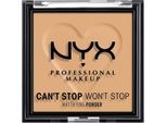 NYX Professional Makeup Gesichts Make-up Puder Can't Stop Won't Stop Mattifying Powder Nr. 05 Golden
