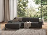Ecksofa SIT & MORE "Cool L-Form", grau, B:290cm H:79cm T:185cm, Sofas, Ecksofa, wahlweise mit Kopfteilverstellung und Vorziehsitz, motorisch