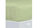 Florella Spannbettlaken »Avance Fein Jersey, mit Rundum-Gummi, 100 % Baumwolle«, für Matratzenhöhe bis 25 cm geeignet Florella grün