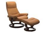 Stressless® Fußhocker »View«, mit Classic Base, Gestell Braun Stressless® new caramel