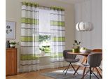my home Raffrollo »Jay«, mit Schlaufen, Transparent, Voile, Polyester