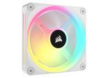 Corsair Gehäuselüfter »iCUE LINK QX120 RGB Starter-Kit – Weiss 120-mm-PWM-Lüfter«, RGB-Lüfter